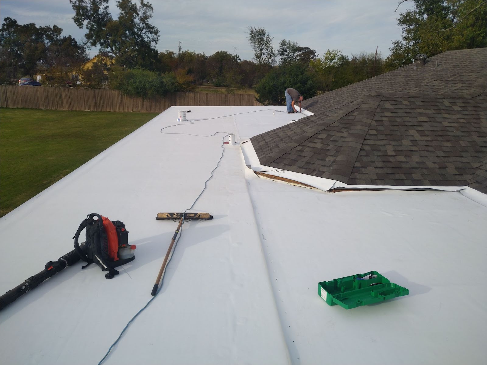 Shingle roof in Sulphur Springs Texas before replacement
